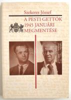 Szekeres József: A pesti gettók 1945 januári megmentése. "A magyar Schindler" - Szalai Pál visszaemlékezései és más dokumentumok alapján. Várostörténeti tanulmányok. Bp.,1997, Budapest Főváros Levéltára. Kiadói papírkötés, jó állapotban.