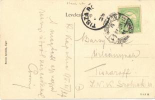 Kál, Kál-Kápolna vasútállomás, vasutasok + "1911 LAWOCZNE - MISKOLCZ - BUDAPEST 38. SZ." v...