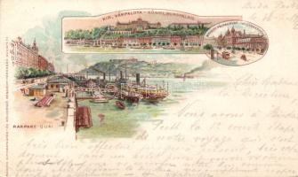 1897 Budapest Nyugaoti pályaudvarral Litho (EB)