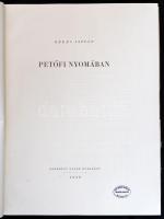 Békés István: Petőfi nyomában. Bp., 1959, Gondolat Kiadó. Kiadói egészvászon kötés, sérült papír véd...