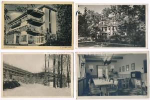 Mátra, Mátraháza, Mátrafüred - 4 db régi képeslap / 4 pre-1950 postcards
