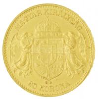 1911KB 20K Au "Ferenc József" Körmöcbánya (6,78g/0.900) T:2  
Hungary 1911KB 20 Korona Au...