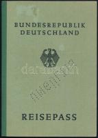 1953 Német útlevél érvénytelenítve