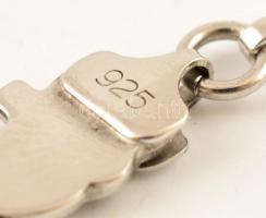 Ezüst(Ag) elefántos nyaklánc, jelzett, h: 43,5 cm, nettó: 19,8 g