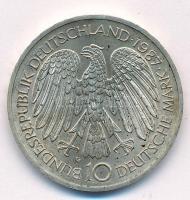 NSZK 1987G 10M Ag "Európai Közösség" T:1-
FRG 1987G 10 Mark Ag "30 Years of European...