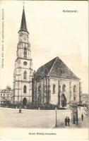 Kolozsvár, Cluj; Szent Mihály templom. Fabritius Erik kiadása / church