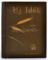 1905 Bp., Új Idők, szépirodalmi, művészeti és társadalmi képes hetilap II. kötet, szerk. Herczeg Ferenc, egészvászon kötésben