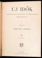 1905 Bp., Új Idők, szépirodalmi, művészeti és társadalmi képes hetilap II. kötet, szerk. Herczeg Fer...