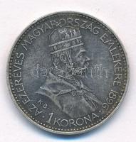 1896KB 1K Ag "Millennium" T:1- patina Adamo K5.2