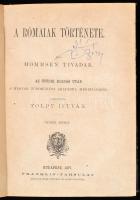 [Theodor Mommsen] Mommsen Tivadar: A rómaiak története. 1-6. köt. ˙(3 kötetben.) Az ötödik kiadás ut...