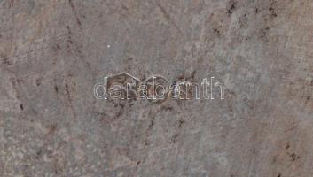 Ezüst (Ag.) keresztelő készlet, jelzett, nettó: 60 g, m: 7,5 cm