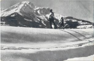 Igls (Tirol), Schigelände / winter sport, ski area, skiers