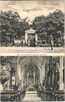 1909 Szécsény, Haynald kapu, Szent Ferenc-rendi templom szentélye, belső. Körmendy Géza kiadása