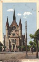1914 Szolnok, Református templom. Róth Dezső kiadása (EK)