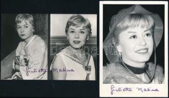 10 db színészek által aláírt fotólap, fotó