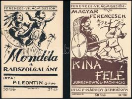 cca 1930 Ferences világmissziók 6 db regényfüzet