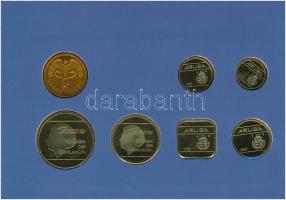 Aruba 1989. 5c-2 1/2Fl (6xklf) + "Aruba" emlékérem szettben T:1
Aruba 1989. 5 Cents - 2 1...