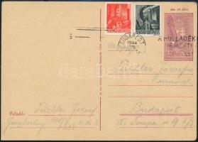1944 Munkaszolgálatos tábori postai levelezőlapja