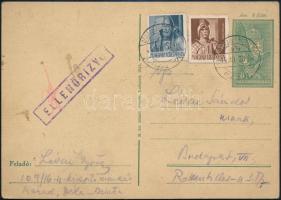 1944 Munkaszolgálatos tábori postai levelezőlapja