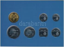Aruba 1992. 5c-2 1/2Fl (6xklf) + "Aruba" emlékérem szettben T:1
Aruba 1992. 5 Cents - 2 1...