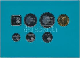 Aruba 1995. 5c-2 1/2Fl (6xklf) + "Aruba" emlékérem szettben T:1
Aruba 1995. 5 Cents - 2 1...