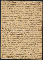 1941 Munkaszolgálatos tábori postai levelezőlapja