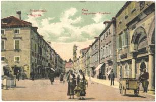 1906 Dubrovnik, Ragusa; Fő utca / Hauptstrasse / main street