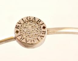 Ezüst(Ag) karperec, Bulgari jelzéssel, 6×5,5 cm, bruttó: 7,5 g