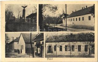 1944 Tököl, utca, emlékmű, üzletek (EK)