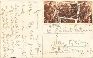 1944 Tököl, utca, emlékmű, üzletek (EK)