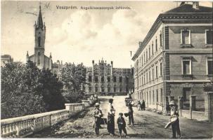 1911 Veszprém, Angolkisasszonyok intézete, zárda. Kiadja Fodor Ferenc (EK)