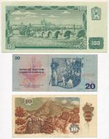 Csehszlovákia 1961. 100K + 1970. 20K + 1986. 10K T:III
Czechoslovakia 1961. 100 Korun + 1970. 20 Ko...