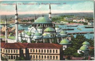 Constantinople, Istanbul, Stamboul; Vue Panoramique de la Mosquee Suleymanié / Süleymaniye Mosque (EK)
