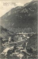 1909 Herkulesfürdő, Herkulesbad, Baile Herculane; látkép. Eberle Keresztély kiadása / Anischt / general view (r)