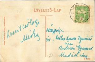 1909 Herkulesfürdő, Herkulesbad, Baile Herculane; látkép. Eberle Keresztély kiadása / Anischt / gene...