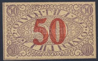 Pécs 1919. pénztárjegy 50f II.kiadás T:I