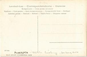 Frojach, Ruine Puxerloch / cave castle ruins. Max Helff 1906