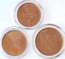 Macedónia 1995. 1D-5D "FAO" (3xklf) T:1-
Macedonia 1995. 1 Denar - 5 Denar "FAO"...