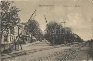 Bad Oeynhausen, Herforderstr. und Bahnhof / street and railway station