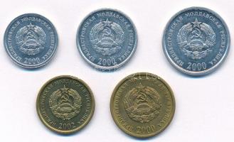 Transznisztria 2000-2002. 1k-50k (5xklf) T:1-
Transnistria 2000-2002. 1 Kopeek - 50 Kopeek (5xdiff)...