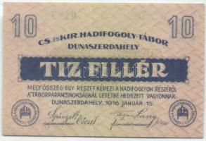 Dunaszerdahely/hadifogolytábor 1916. 10f T:I