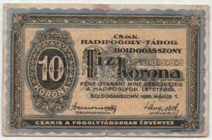Boldogasszony/hadifogolytábor 1916. 10K T:II/III