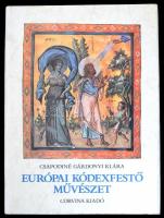 Csapodiné Gárdonyi Klára: Európai kódexfestő művészet. Bp.,1981, Corvina. Kiadói kartonált papírkötés, kiadói papír védőborítóban.