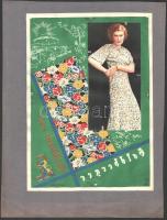 cca 1934 Révész-Bíró: Goldberger reklám, negatív nyomat, Globus Nyomda, 23×16 cm