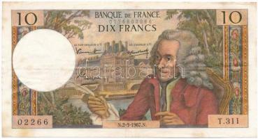 Franciaország 1967. 10Fr T:III France 1967. 10 Francs C:F