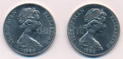 Man-sziget 1980. 1C Cu-Ni "Moszkvai Olimpia" (2xklf) T:1,1-
Isle of Man 1980. 1 Crown Cu-...