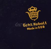 Unterweissbach váza, matricás, jelzett, kis kopásnyomokkal, m: 8,5 cm