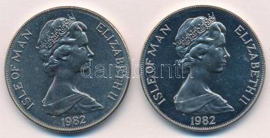 Man-sziget 1982. 1C Cu-Ni "Labdarúgó VB Spanyolország" (2xklf) T:1,1-
Isle of Man 1982. 1...