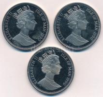 Man-sziget 1990. 1C Cu-Ni "Labdarúgó VB Olaszország" (3xklf) T:1,1-
Isle of Man 1990. 1 C...