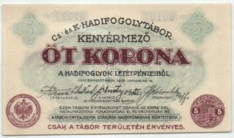 Kenyérmező/hadifogolytábor 1916. 5K T:I